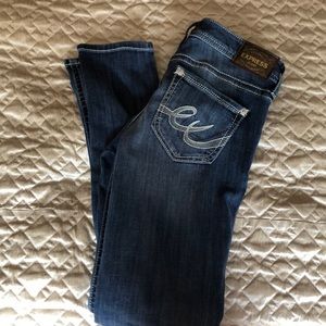 Express jeans: skinny: Stella: low rise